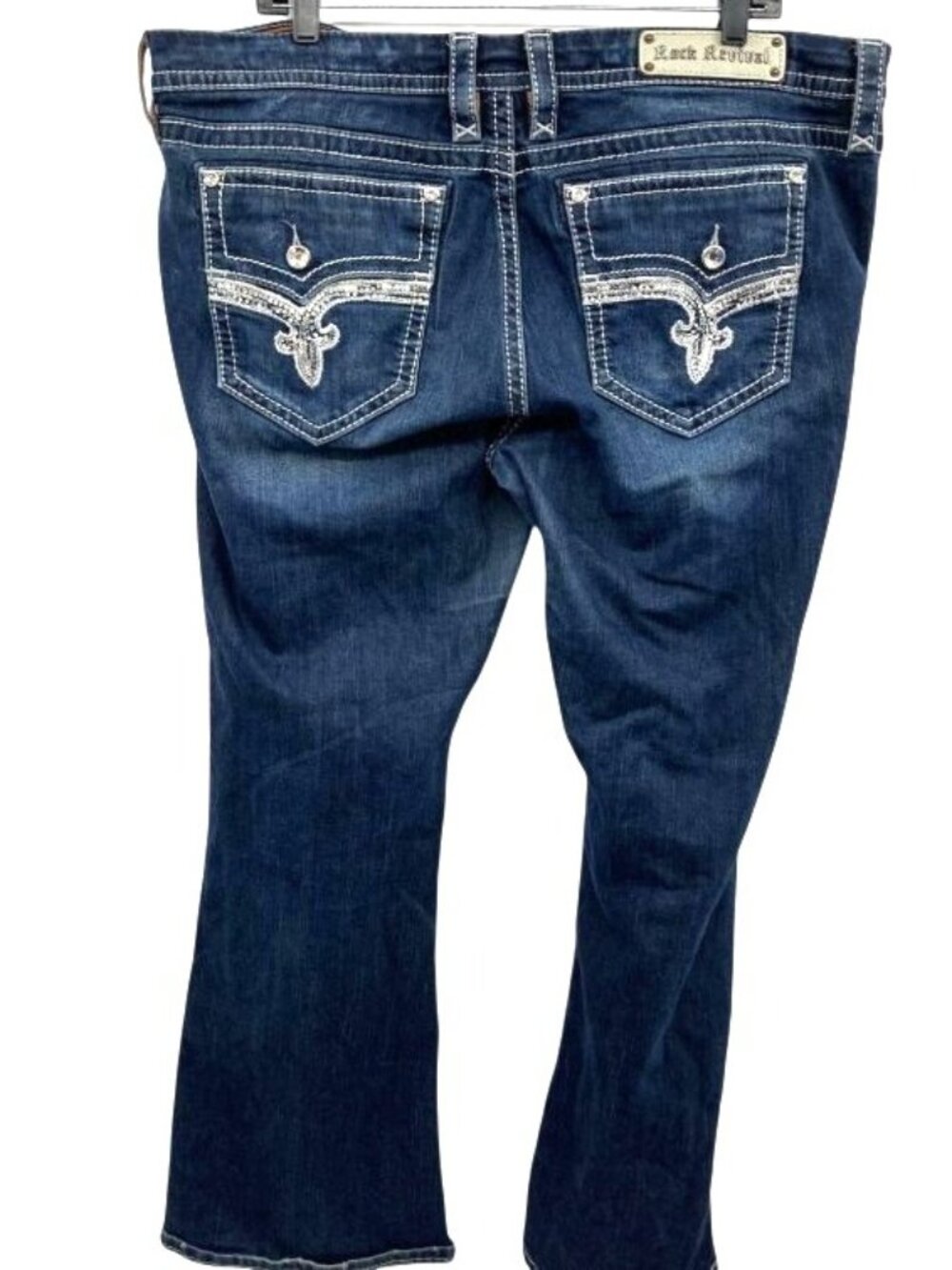 Rock Revival Betty Bootcut Jeans Dark Wash Denim Women's Size 36